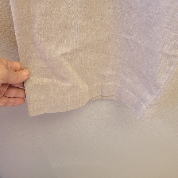 INC International Concepts Linen Blend Wide Legged Elastic Waist Pants Size 16W - Picture 2 of 5